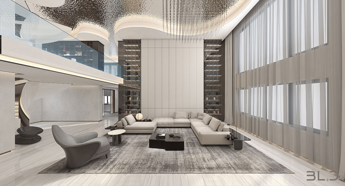 北京順義900㎡現(xiàn)代簡(jiǎn)約的別墅室內(nèi)設(shè)計(jì)方案	「多圖」