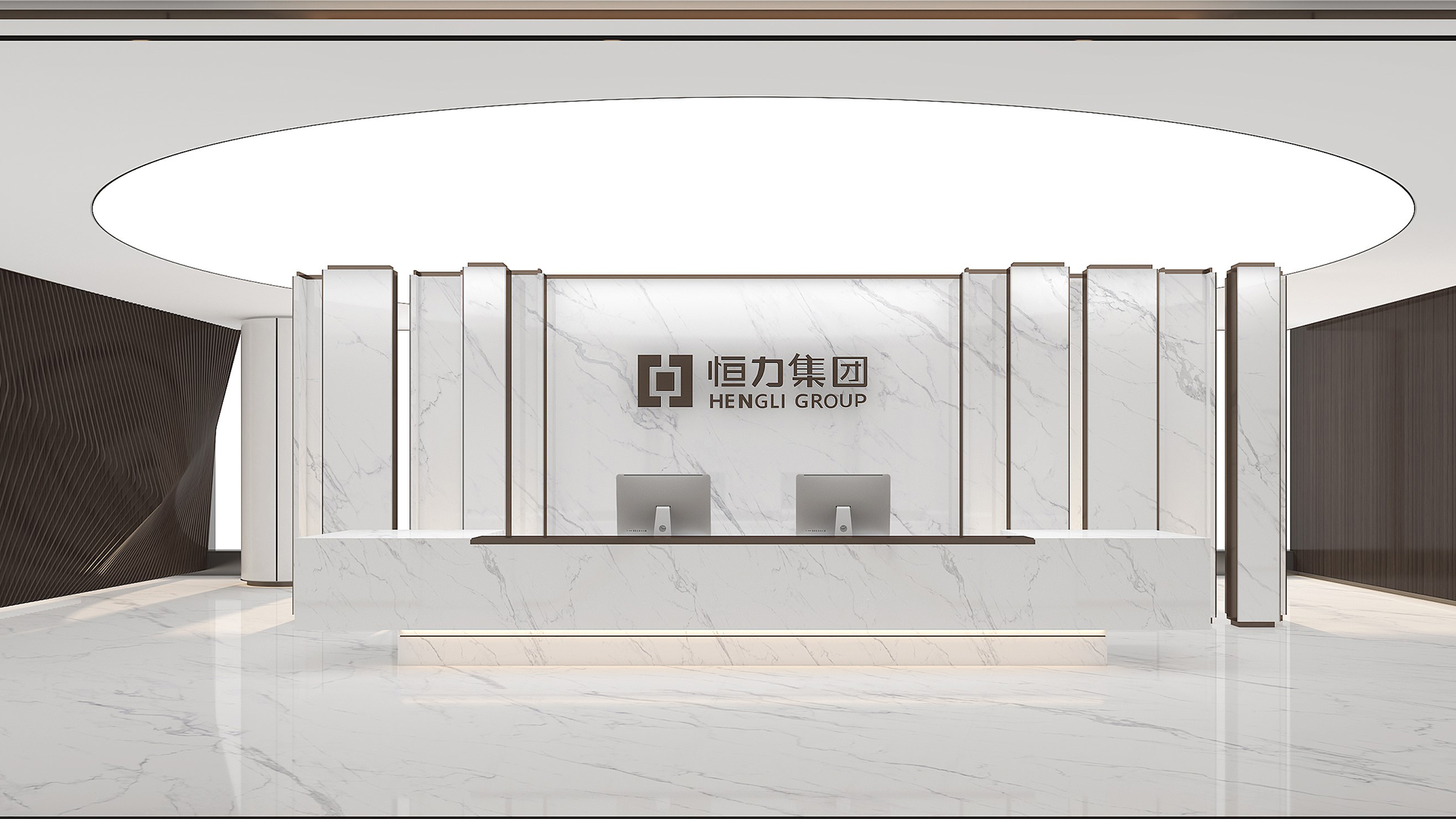 恒力蘇州中心全球運營總部辦公樓室內設計方案「多圖」