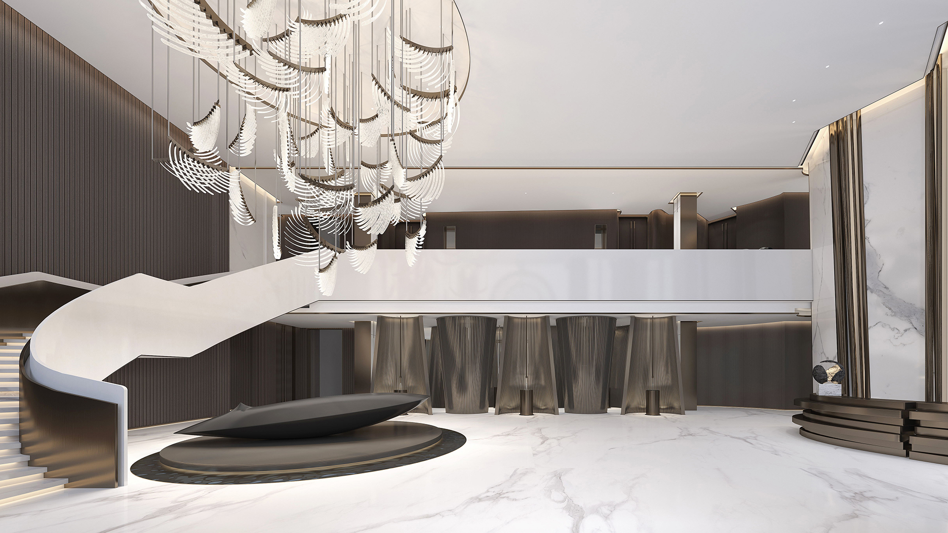 恒力·蘇州餐飲會(huì)所空間混搭設(shè)計(jì)方案「效果圖」