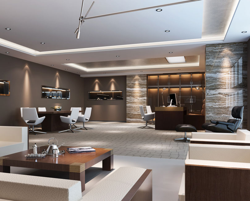 豪華現(xiàn)代辦公室室內(nèi)設(shè)計趨勢