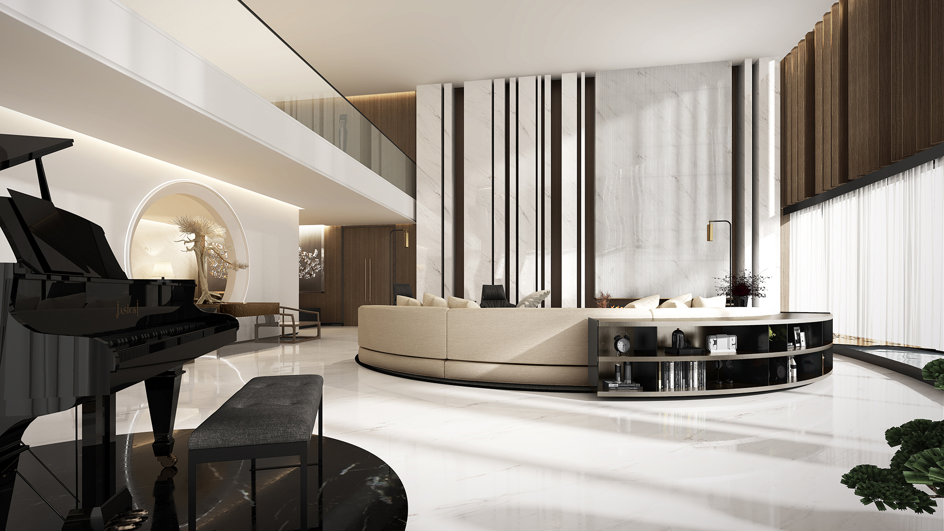 北京大興獨棟別墅中式裝修設計效果圖及說明「多圖」