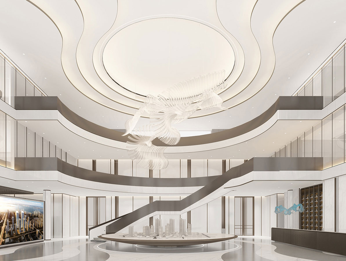 吳江恒力環(huán)企經(jīng)典的住宅售樓處設(shè)計裝修方案